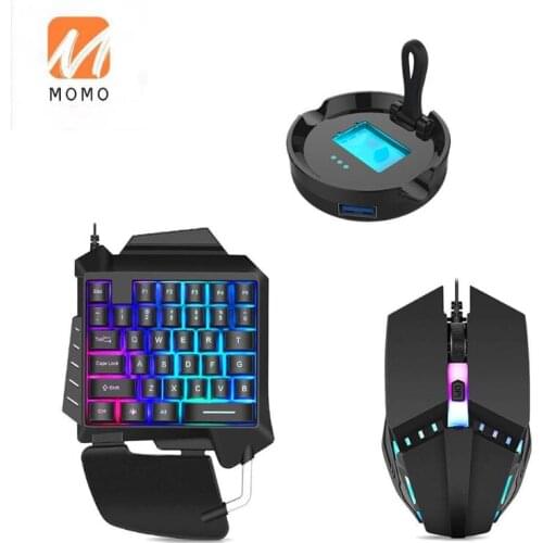 2020 New Single Hand 3-in-1 Gaming Keyboard Set Phones Gaming Keyboard And Mouse One Handed Gaming Keyboard And Mouse Combo
