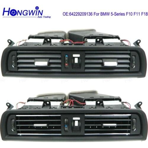 Front Dashboard Central Air Conditioner AC Vent Grille Complete Assembly For BBMW 5 Series F10 F11 F18 64229166885 64229209136