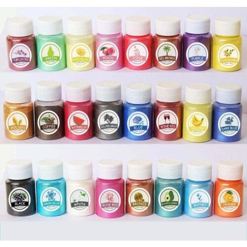 Pigment Powder UV Epoxy Resin Nail Pigment Mica Pigment Powder for Epoxy Resin Dye DIY Handmade Jewelry Mold Making Tools