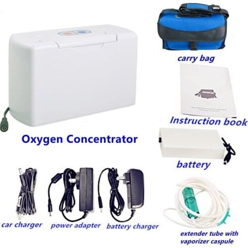 Portable oxygen concentrator with battery 3L use for home/car/ travel