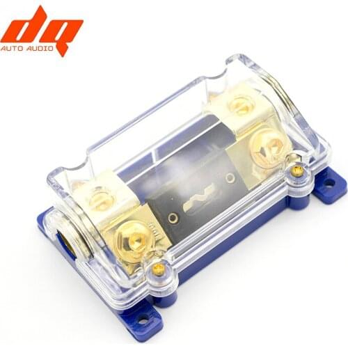 1 In 1 Out Fuse Holder Truck Car Audio Stereo Amp Amplifier Breaker Zinc Alloy with ANL Fuse Box 100A/150A/200A/250A/300A Fuses