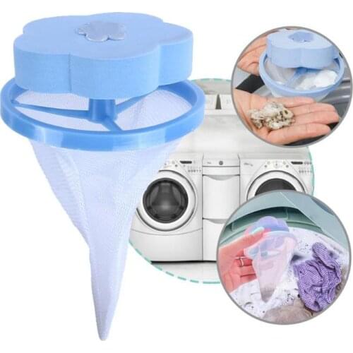 Mesh Filter Bag Laundry Ball Floating Style Reusable Washing Machine Floating Lint Mesh Trap Bag Floating Filter Pouch