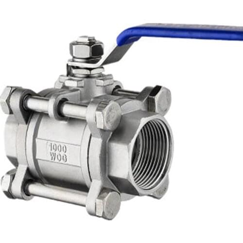 2.5"Stainless Steel BSP Thread Ball Valve DN65 Three-piece ball valve