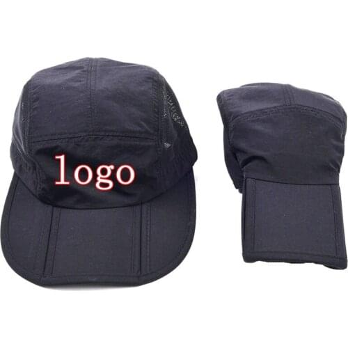 WZCX Print Logo Collapsible Sun Protection Adjustable Baseball Cap Unisex Add Any Logo Shading Summer Men Snapback Dad Hat