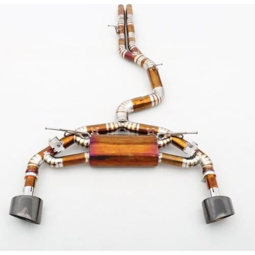 RES Exhaust Gesture Control Titanium Exhaust Valvetronic Catback System For RS3