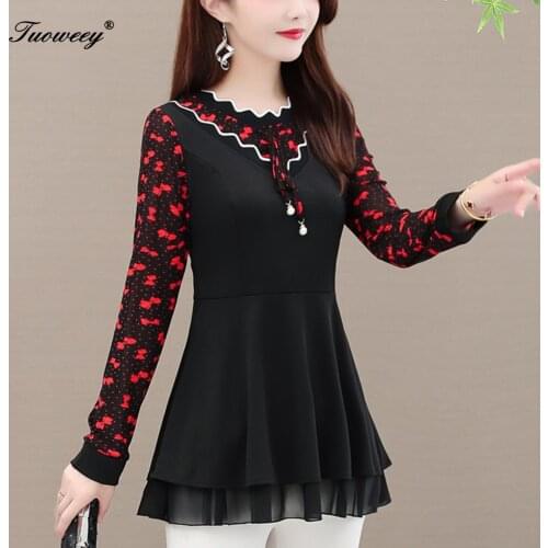 Printed Blouses Tuoweey China
