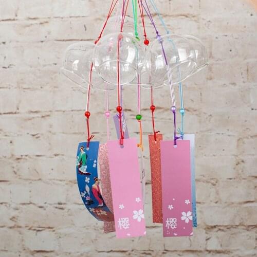 Decorations Universal Car Linked Interesting Decoration Wind Chimes A Variety Of Patterns Good-looking Glass Ornaments Crafts