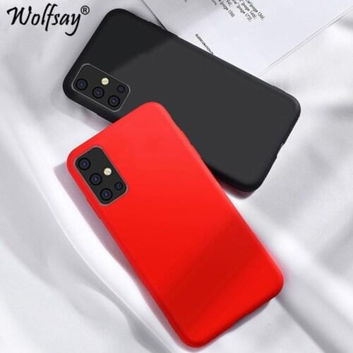 Candy TPU Case For Samsung Galaxy S20 Plus Case Galaxy S20 Plus Soft Solid Color Liquid Phone Case For Samsung S20 Plus Cover