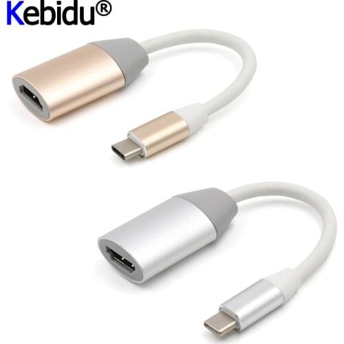 4K USB C To HDMI-compatible Adapter Cable Portable USB 3.1 Type C To Switch Cable Converter New For Macbook Samsung Huawei LG