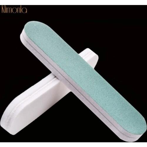 50pcs/lot Mini Green Nail File Blocks Professional Sponge Nail Art Sanding Buffing Strips UV Gel Polish Manicure Tools