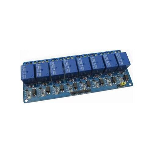 8 Channel Relay module With optocoupler. Relay control board. With light. PLC relay. DC 5V 1pcs Free Shipping
