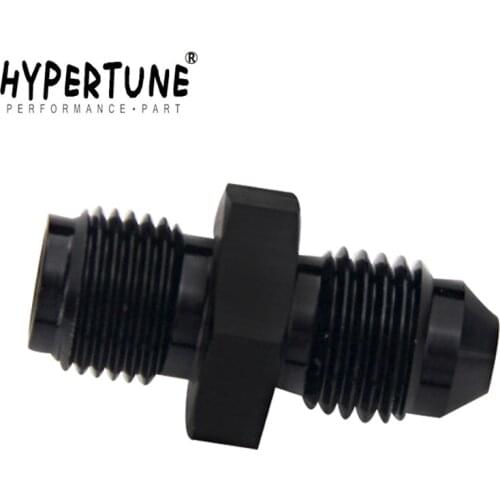 Hypertune - 7/16-24 To AN4 Turbo Oil Feed Adapter Fitting For TURBO GT28 GT30 GT35 Black HT-OFA01