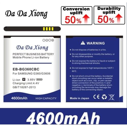 Da Da Xiong 4100mAh EB-BG360CBC Battery for Samsung Galaxy Core Prime G360 G3608 G3606 G3609 Galaxy J2 Win 2 Duos TV SM-G360BT