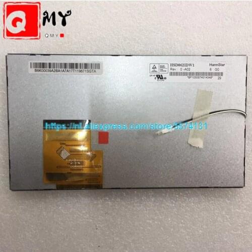 Free shipping 100% new original CLAA062LA01 CW 7300101385 6.2 inch car DVD Display screen