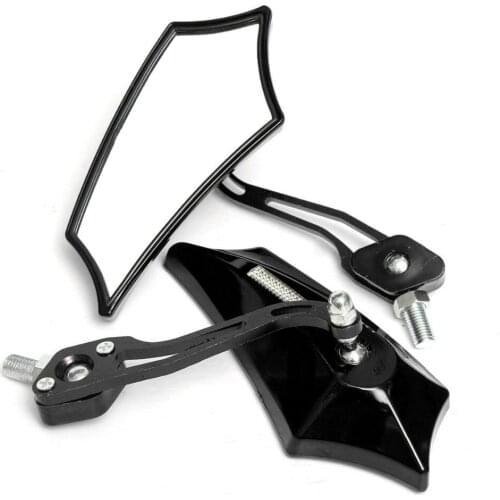 1 Pair 8mm Rearview Side Mirrors Scooter for HONDA YAMAHA SUZUKI Motorcycle