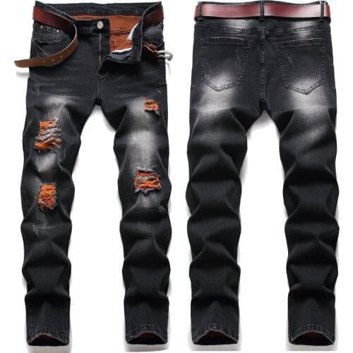 Мужские зауженные джинсы BOUSSAC China At AliExpress