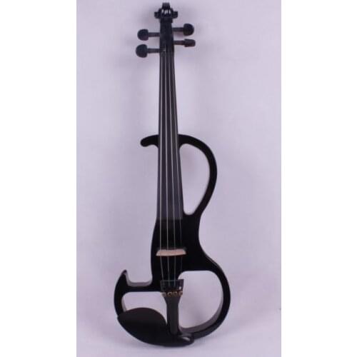 Black 4 string 4/4 Electric Violin solid wood fine sound 1 Pcs the item is white if you need other color please tell me