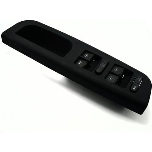 Black Switch Box + Driver Window Master Chrome Switches For VW Passat B5 Bora Golf Mk4 Superb 1J4 959 857B 3B1 867 171E