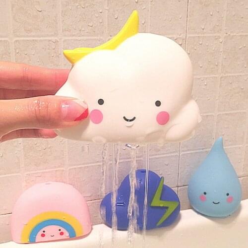 Baby Bath Toys Bathroom Play Water Spraying Tool Clouds Shower Floating Toys Kids Bathroom Water Toys