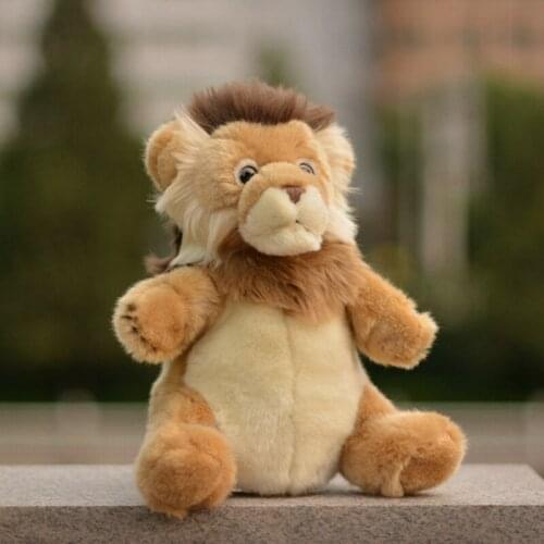 Childrens toys puzzle soft stuffed plush lions hand puppet Storytelling props holiday gifts toy shops