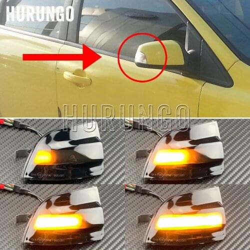 Dynamic Turn Signal Light Car Rear View Mirror LED Indicator Blinker For FORD Focus 2 MK2 2004 - 2008 C-MAX