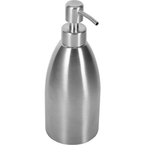 500ml Portable Stainless Steel Soap Dispenser Kitchen Sink Faucet Bathroom Shampoo Soap Container Detergent Bottle Box