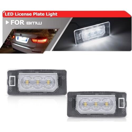 For BMW E82 E88 F22 F23 F45 E46 E90 E91 E92 E93 F30 F31 F34 F32 F36 F33 E39 E60 E61 SMD White Error Free Led License Plate Light