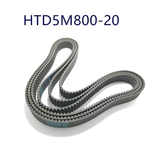 HTD 5M Timing belt 5M800 width 20mm Teeth 160 HTD5M synchronous Belt 800-5M-20 rubber belt timing belt