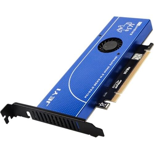 JEYI Blue knights SK19 m. 2 for NVME for NGFF SATA 110mm PCIE3.0 Double Disk Extension Adapter Card Pcie3.0 Gen3 Support 110mm