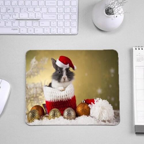 For Festival Mats Lovely Animals Pattern Photo Printed Mousepad Rabbit Cat Dog Pet Computer Mouse Pad Tablet Gamer Mat