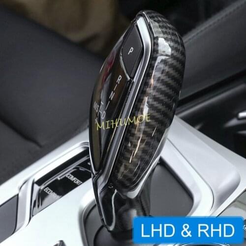 Carbon Fiber Gear Shift Knob Cover Cap For BMW X3 X4 G30 G32 G11 G01 G02 LHD RHD 2016 2017 2018 2019 2020