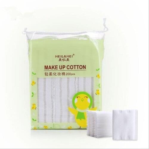 LAMEILA 2018 make up Makeup Remover cleaning face Cotton Pad 200 pieces soft blotting paper organic wipes