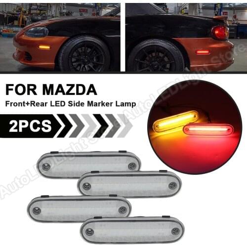 For Mazda Miata MX-5 NA NB 1990 1991 1992 1993 1994 1995 1996 1997 1998 1999 2000 01 02 03 2004 2005 LED Side Marker Light Lamp
