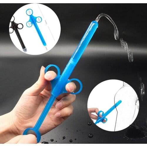 Lubricant Applicator Enema Injector Anal Vagina Clean Tools Syringe Sex Aid Tool Lube Launcher Sex Toys For Couple Adult Erotic