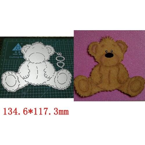 Moderate Teddy Bear Create A Lovely Animal High Quality Metal Cutting Dies For Popular Scrapbooking Album Paper DIY Card 2019