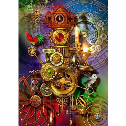 KEXINZU full square / round drill 5D DIY diamond painting "cartoon machinery" embroidery cross stitch 5D home decoration gift Y6