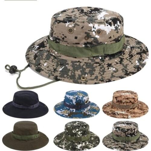 Solid Color Sun Hats For Men Outdoor Fishing Cap Wide Brim Anti-UV Beach Caps Women Bucket Hat Summer Hiking Camping Bone Gorros