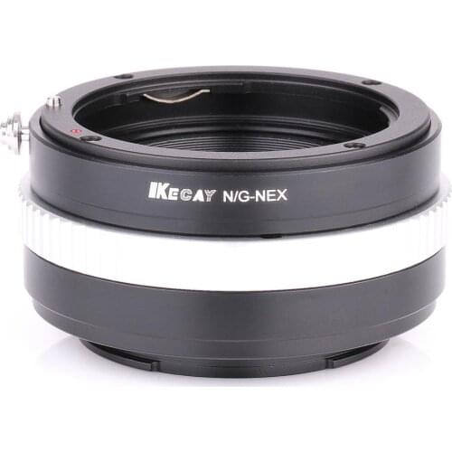 KECAY Lens Mount Adapter Ring For Nikon G Mount F/AI/G Lens to Sony E-mount NEX NEX-3 NEX-3C NEX-3N NEX-5 Alpha A6000 A5000 4