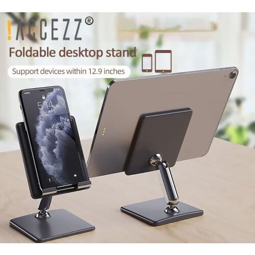 !ACCEZZ Phone Stand Holder Tablet Mobile Phone Stand Foldable Lazy Bracket For iPhone 11 Pro Max XS 8 Samsung Xiaomi iPad Holder