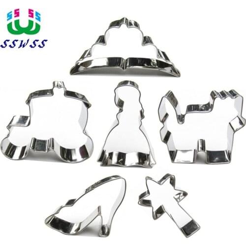 Princesss Journey Series Sets Sugarcraft Cake Decorating Fondant Cutters Tool,Cake Cookie Biscuit Baking Molds,Direct Selling