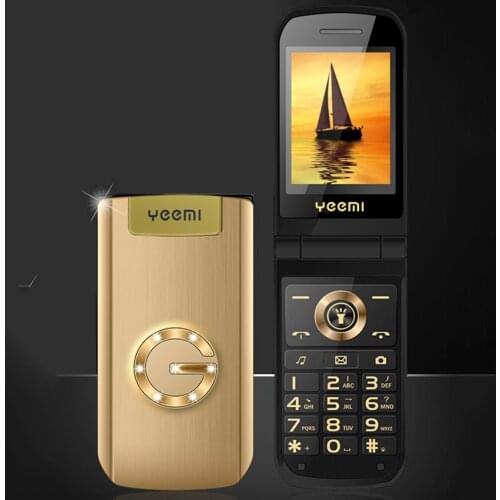 Flip Metal Senior Phone TKEXUN G9000 G3 Big Keyboard/ Sound Old People/ Man Cell Phone Parents Gift Russian French Language
