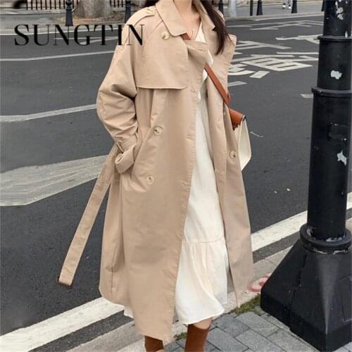 Sungtin Women's Trench Coats