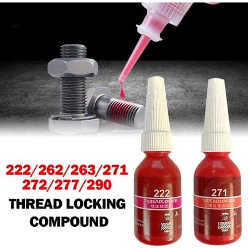 10ML Sealing Screw Glue Retainer Locking Adhesive Metal Screw Anaerobic Adhesive 262 272 290 Glue Locking Agent Anti-corrosion