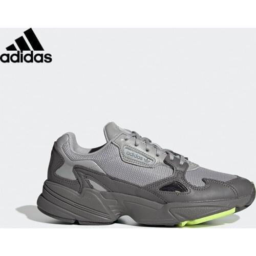 Original Adidas Falcon Women Gray Sport Shoes EE5115 Adidas Sneaker