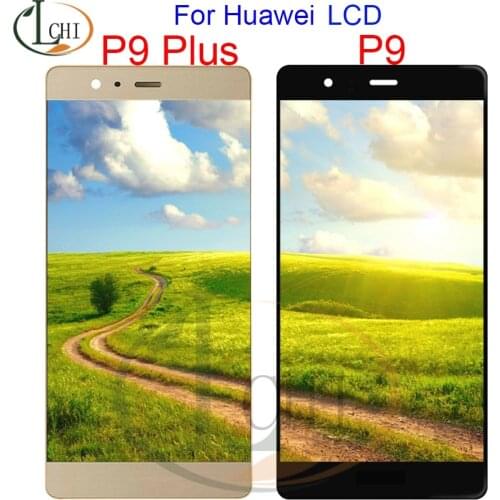 Original Screen For HUAWEI P9 LCD Display Touch Screen Digitizer For HUAWEI P9 Plus Display Replace P9 Plus LCD EVA L09 L19