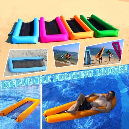 1PCS Outdoor Inflatable Floating Exhaust Hot Pressing Technology Leak-proof Nylon Material Inflatable Water Sofa for Summer