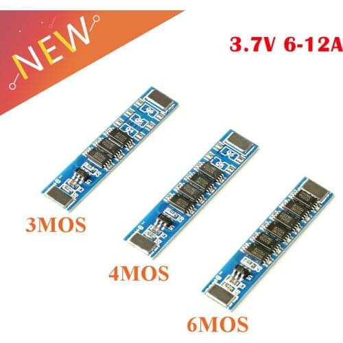 10Pcs 1S 3.7V 3MOS 4MOS 6MOS 18650 Lithium Battery Protection Board li-ion PCB PCM BMS Charger Charging Module Diy Electronic