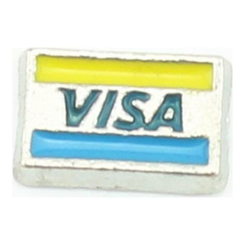 10pcs/lot Fashion Unionpay Peugeot Floating Charms Diy For Memory Glass Lockets