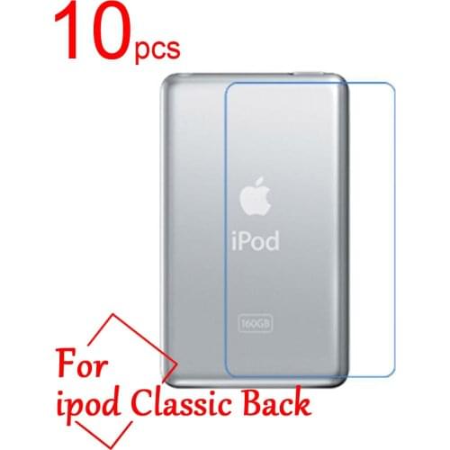 10pcs Clear Glossy/Matte/Nano anti-Explosion LCD Screen Protector Cover For Apple ipod Classic MP3 Front&Back Protective Film