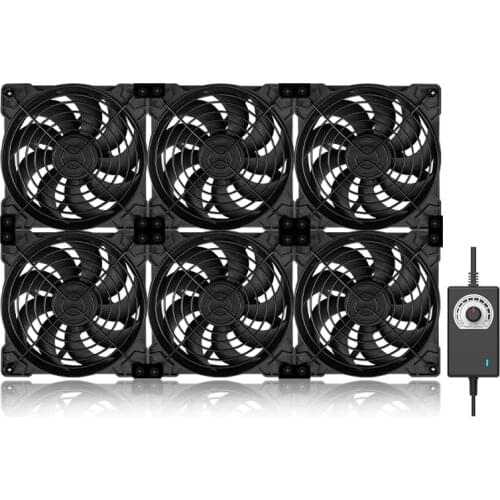 12cm High Speed 100V 110V 220V Case Fan For Mining BTC Cabinet Workstation Server 120mm Large Air Flow Cooling System Fans Kit